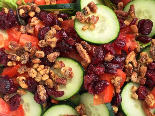 Clean Eating Salad Recipe: Pecan and Cranberry Salad