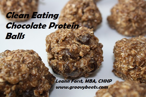 Clean Eating Chocolate Protein Balls