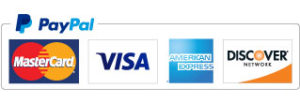 PayPal and Credit Card Payments Accepted