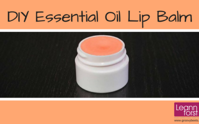 DIY Essential Oil Lip Balm