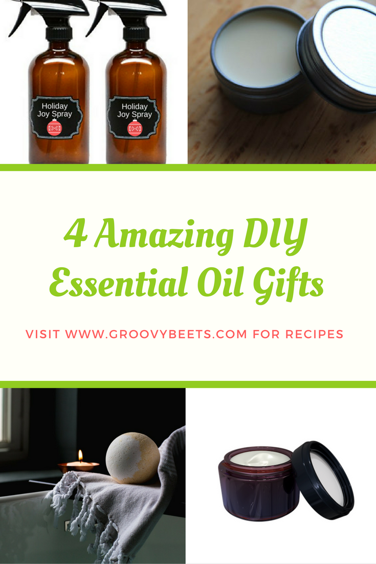 DIY Essential Oil Gifts | GroovyBeets.com