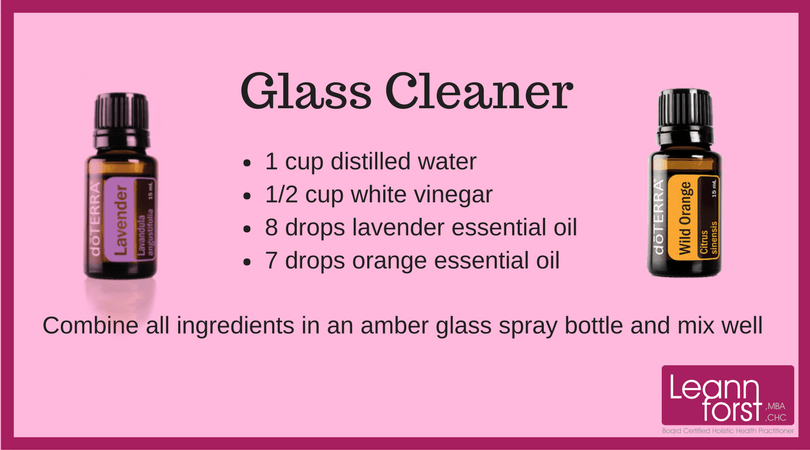 Glass Cleaner with Essential Oils | GroovyBeets.com