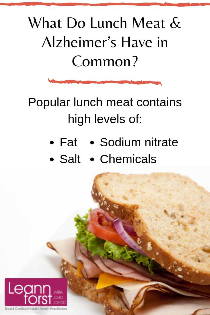 Lunch Meat & Alzheimer's | LeannForst.com
