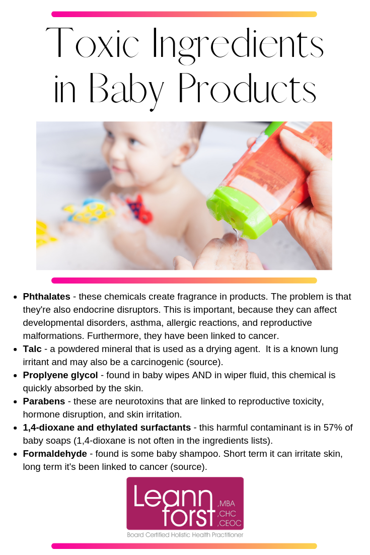 Toxic Ingredients in Baby Products | LeannForst.com